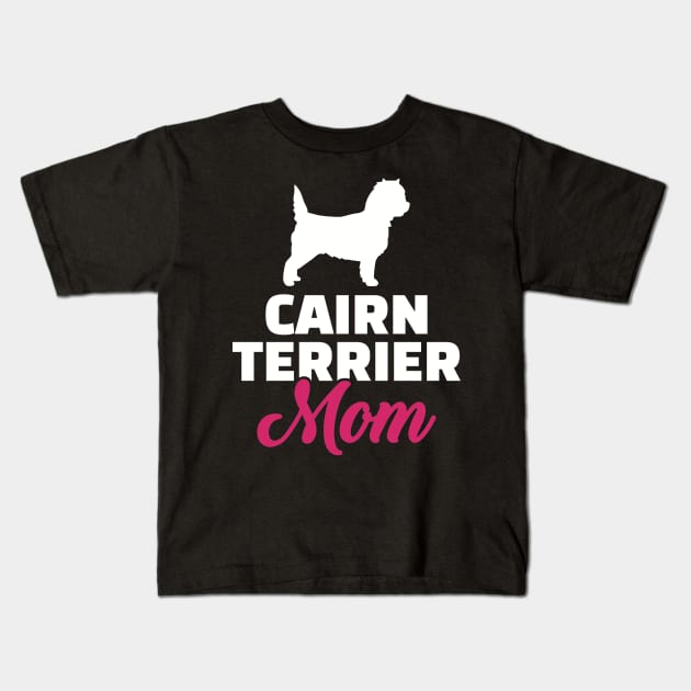 Cairn Terrier Mom Kids T-Shirt by Designzz